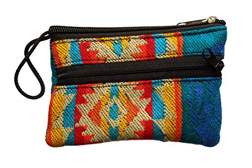 Equal Earth - Monedero para monedero, diseño de tela funky