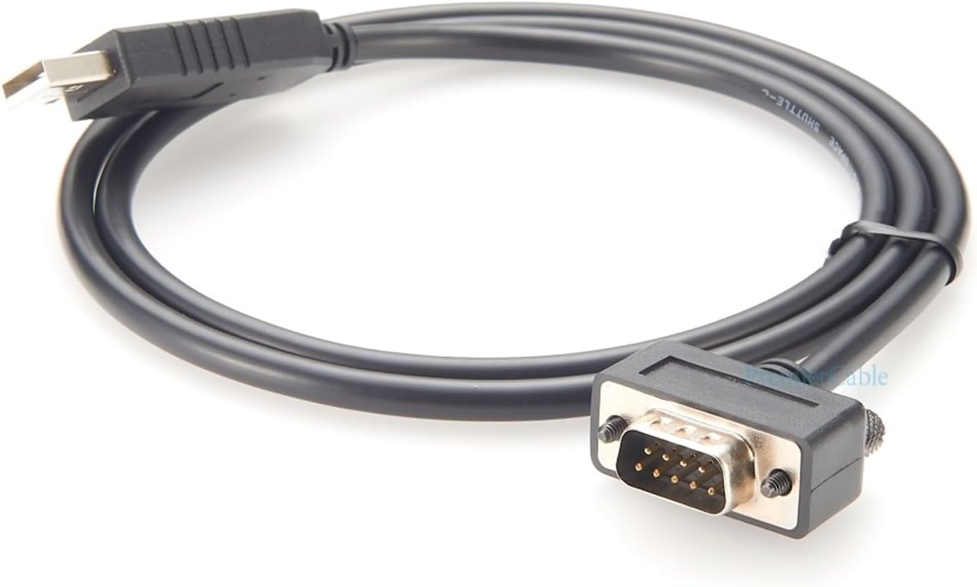 USB to RS232 Serial Cable with Low Profile DB9 Slim RS232 DB9 Female Serial Adapter Cable with Chip USB(PCM-KW-480)