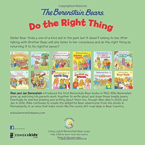 The Berenstain Bears Do the Right Thing (Berenstain Bears/Living Lights: A Faith Story) - Image 3