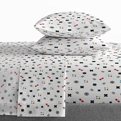 Saturday Park Minecraft Emblematic Full/Queen Duvet Cover Set And Gamer Queen Sheet Set Bundle #TOP4