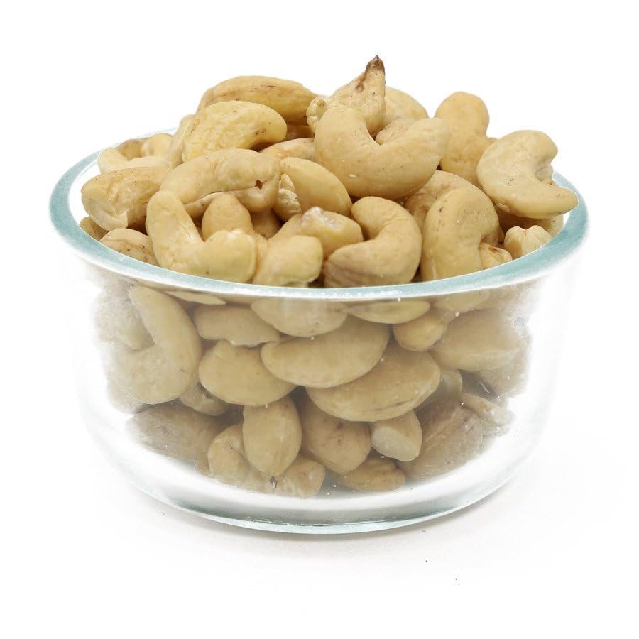 C.J. Dannemiller Whole Cashews, Bulk 10 LB Box, RAW, Medium Size 320, Perfect for Snacking, Cooking, Trail Mixes