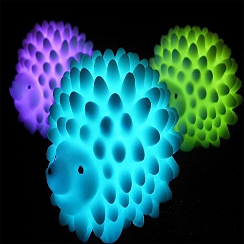 SPHTOEO 2PCS Color Changing Night Light LED Color Changing Light Night Lamps for Kids Room White and 7 Color Changing Hedgehog Night Light