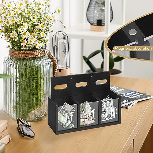 Wooden Give Save Spend Money Saving Box for Kids, Countertop Kid Piggy Bank for Daily Cash, Wall-Mount Kids Banks for Bills and Coins, Visualized Piggy Bank for Bedroom, Living Room, Laundry Room… by Ameuphercy - Image 9