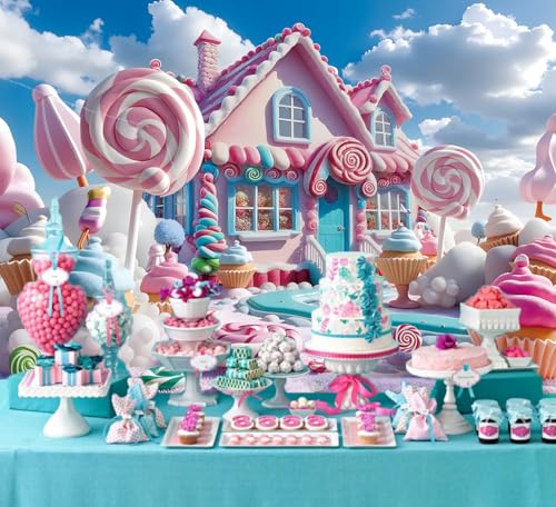 Fondo fotográfico Candyland 210x150 cm rosa miniatura 5