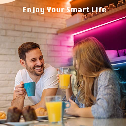 Dalattin Led Lights For Bedroom 50 Ft, Smart Led Strip Lights With App Control,5050Rgb Led Light Strips With Remote Control,Music Sync Color Changing Lights For Room Decoration #TOP6