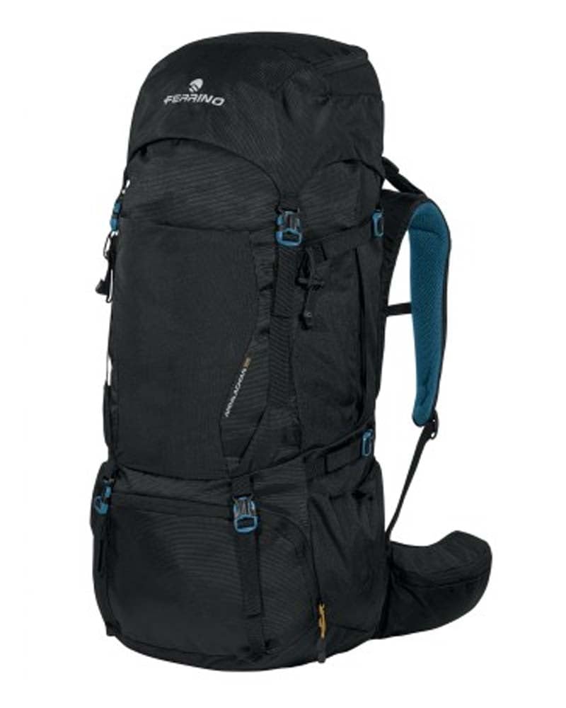 Ferrino Appalachian 55, Zaino trekking 50L/55L, ideale per escursionismo, montagna, scout e viaggio (Nero)