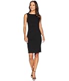 Starburst Sheath Dress CD8C1B4P Black 14