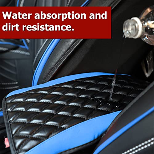 image for Moly Magnolia Car Center Console Cushion Pad, Universal Leather Waterp