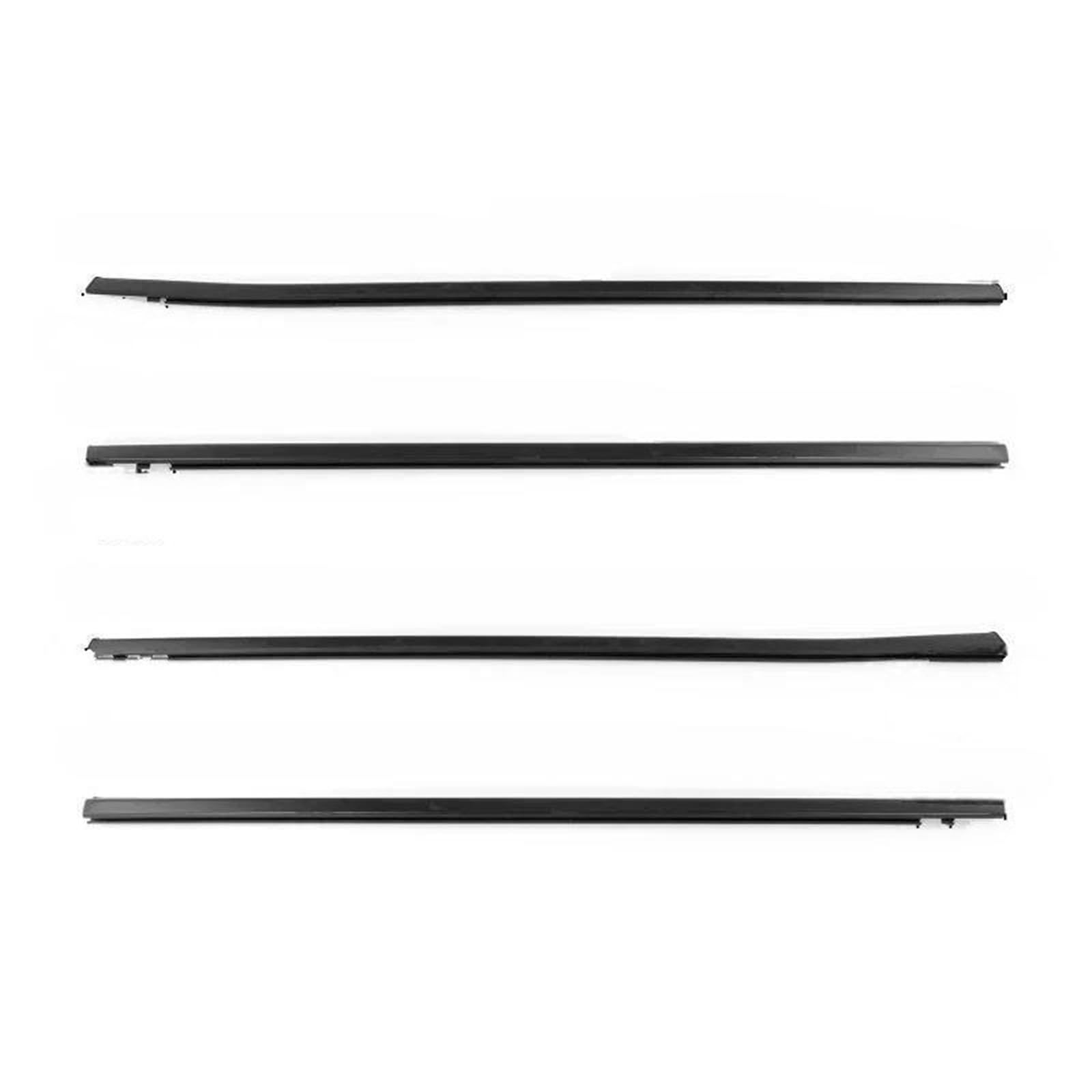 Snwdbh 2016-2019 Car Side Window Sealing Strip For Civic 2001-2019 Weatherstrip Moulding Trim Door Glass Seal Rubber Edging Protector Belt Exterior Belt(2016-2019)