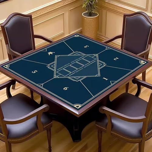 Tapete de mesa silencioso para juegos de cartas y mahjong miniatura 2
