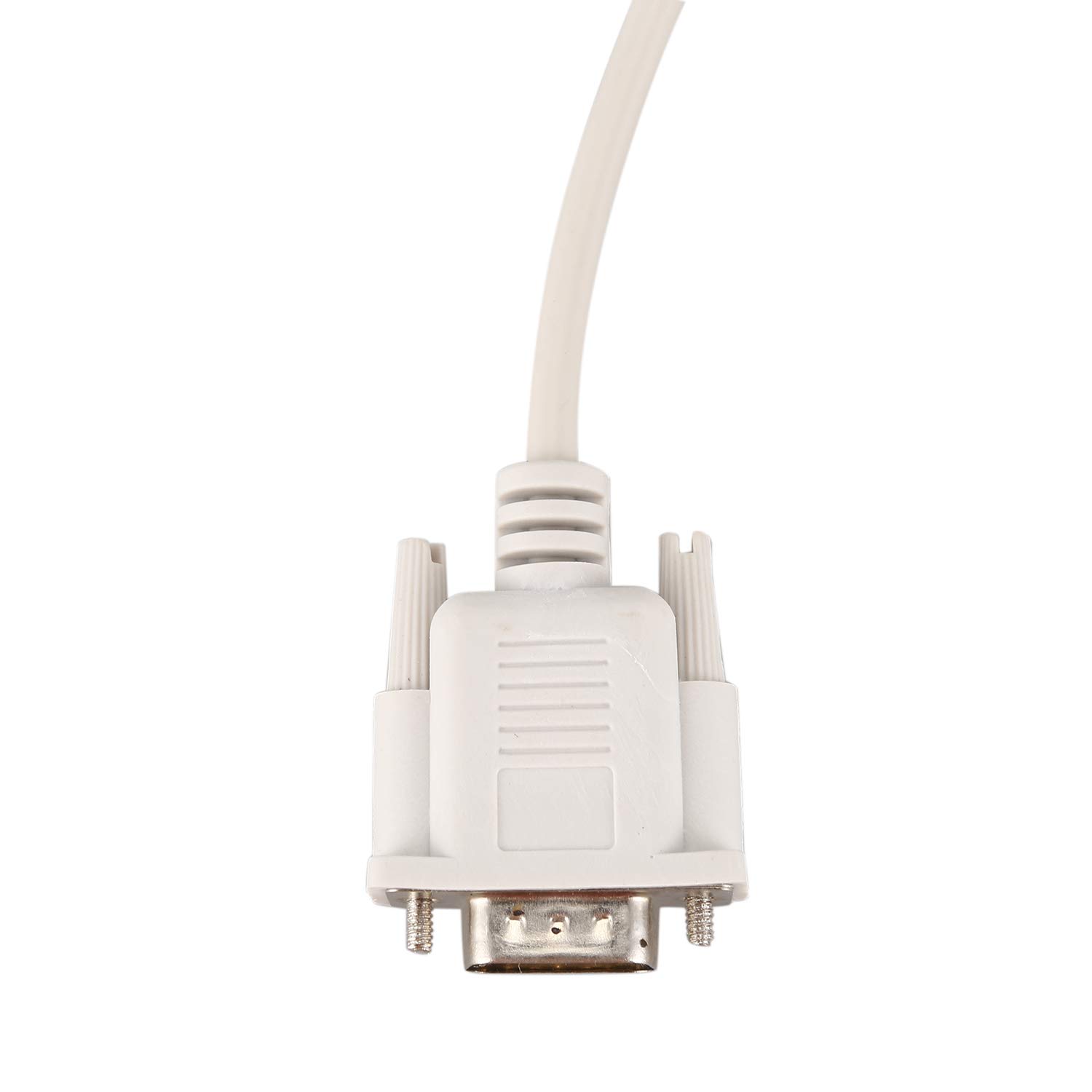 1,4 m RS232 DB9 9-pinowy męski na VGA wideo 15-pinowy męski kabel adaptera jasnoszary