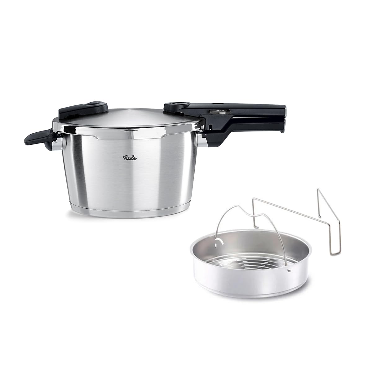 ヒロ様　フィスラー　圧力鍋　4.5Lプレミアム　無水フタ、三脚、蒸し器 Amazon｜フィスラー Fissler 圧力鍋 ビタクイック プレミアム 4.5L