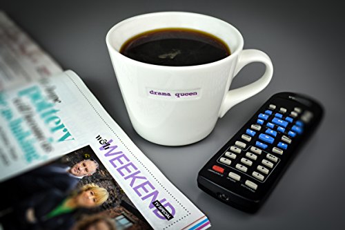 Taza de cerámica estándar blanca 350 ml miniatura 2