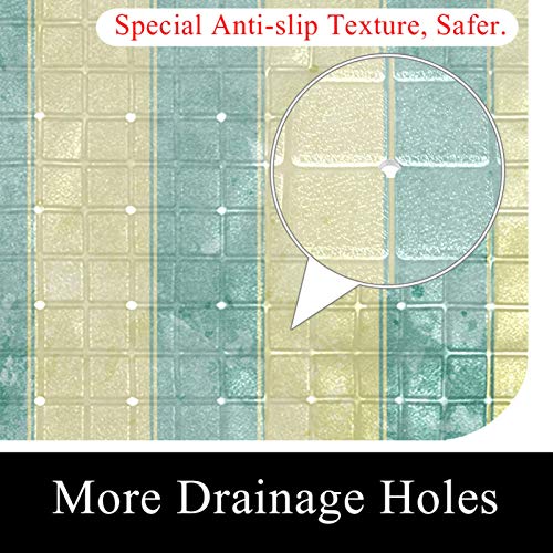 Tapis de bain pour baignoire lisse non texturée Bennigiry écoresponsable