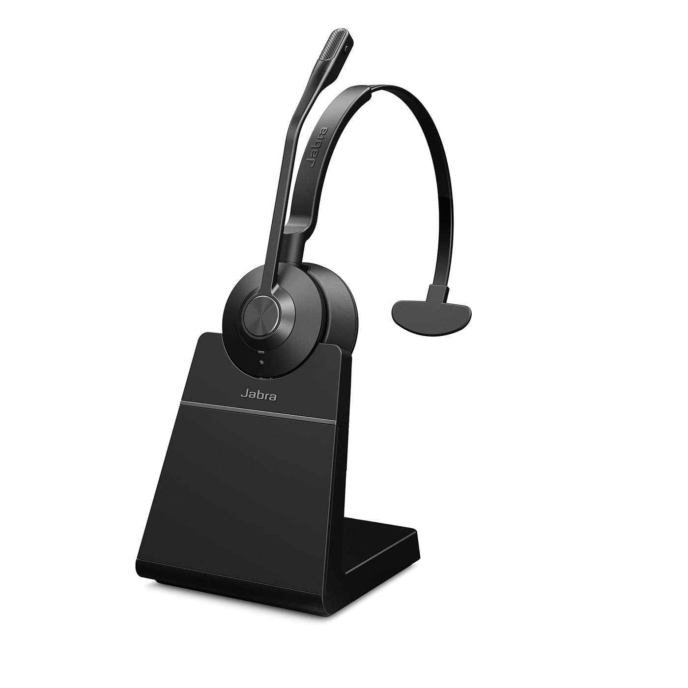 Jabra Engage 55 SE (Second Edition) Single-Ear Wireless Headset w/Link 400 USB-C DECT Adapter – Noise-Cancelling Mic, Extensive Range – Works with All UC Platforms Like Google Meet &amp; Zoom, Black