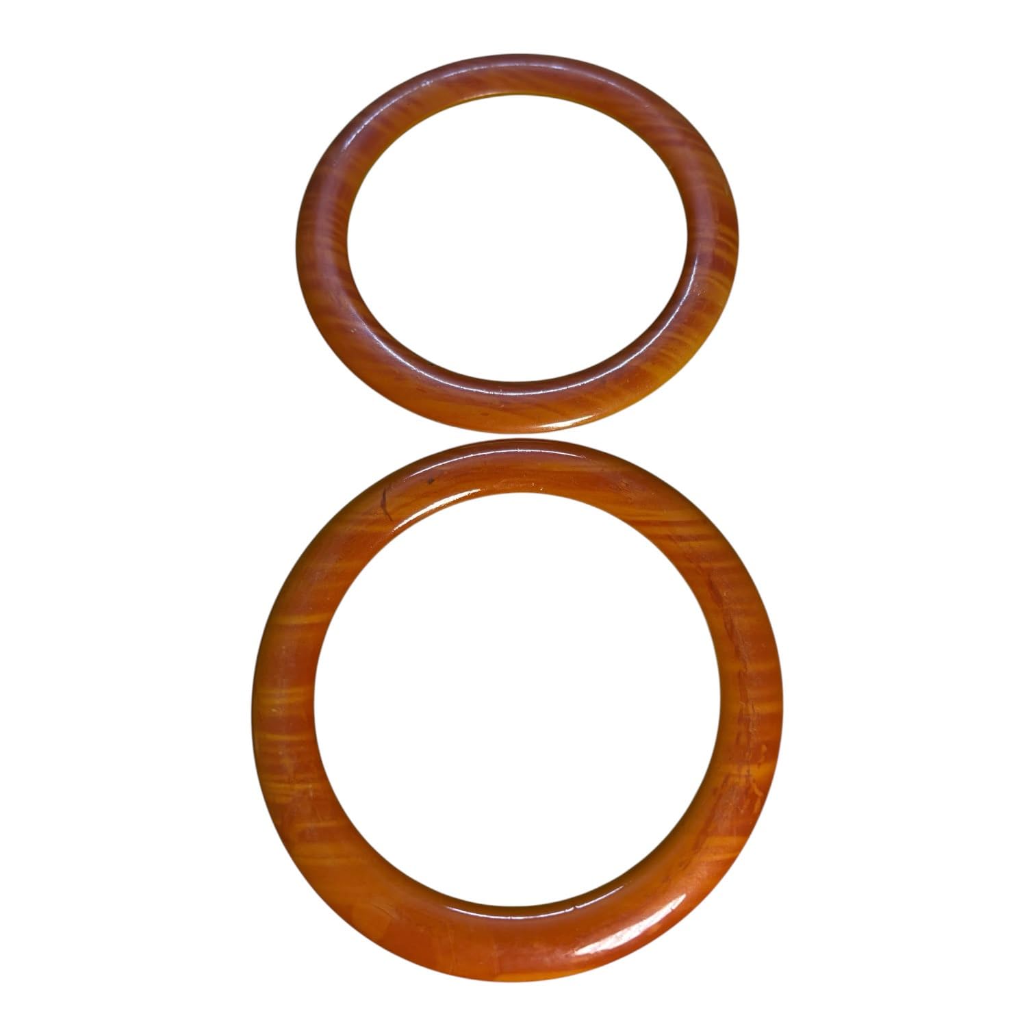 Orange Plastic Round Crochet Purse Handles, 7ccm in size | Set of 2, Bag Making Accessory-image-18