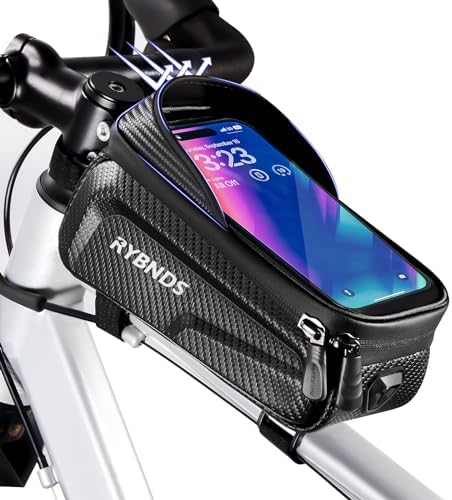 Waterproof Bike Frame Bag - Large Capacity Phone Holder, Bicycle ...