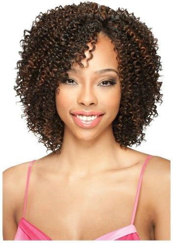 AQUA JERRY 3PCS (1B Off Black) - Model Model Pose Pre-Cut Human Hair Mastermix Weave Extension