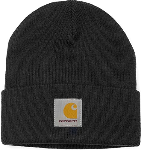 Carhartt Short Watch Hat Sombrero, Negro (Black), Talla única (Talla del Fabricante: Taglia Unica) Unisex Adulto