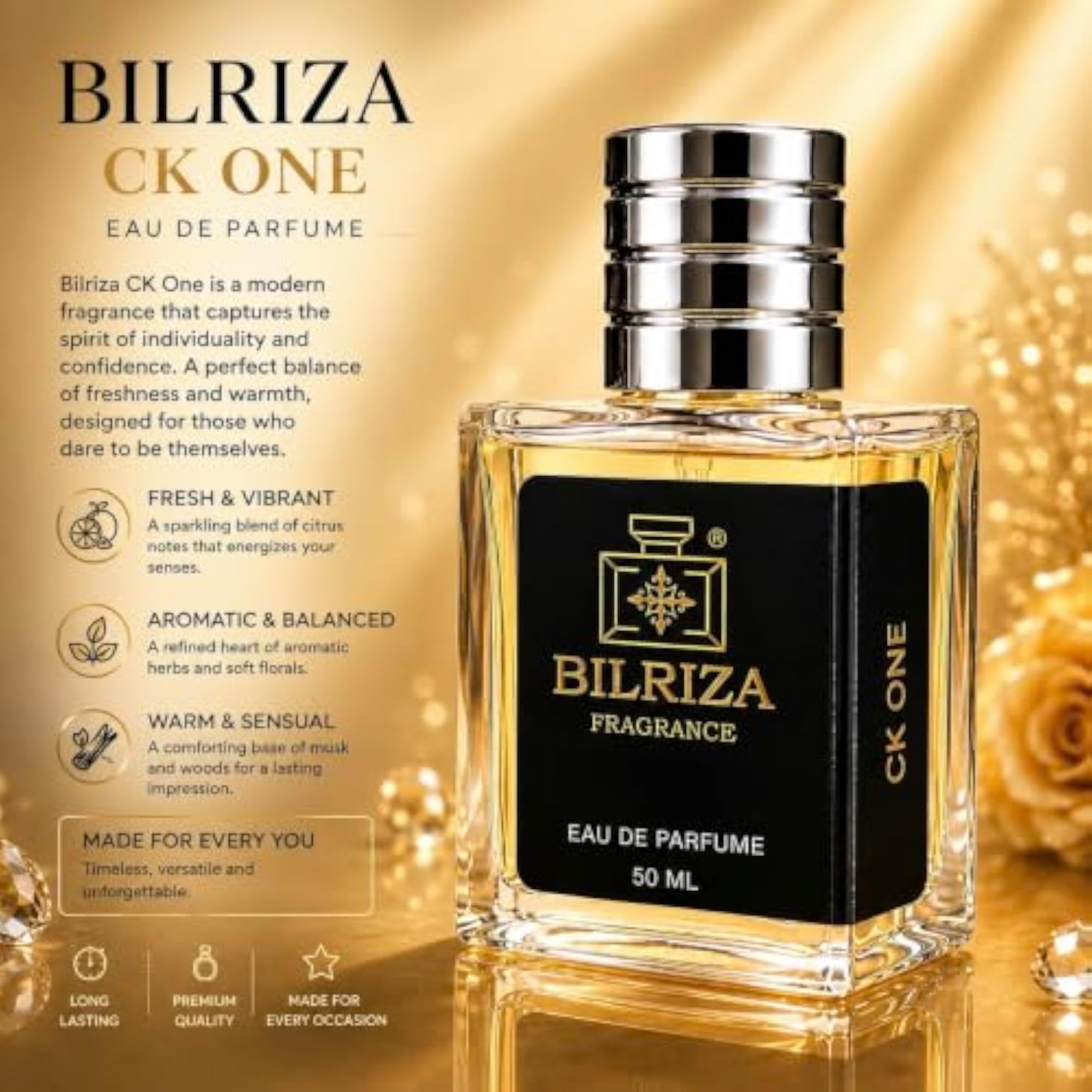 Long-Lasting Perfume for Men - 50ml, Premium Eau De Parfum