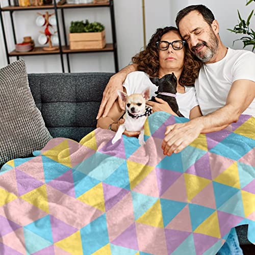 Jeté de lit polaire multicolore pour des soirées canapé cocooning - 7
