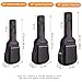 GIGKOUKI 3/4 Size 36 Inch Acoustic Guitar Case Soft, Acoustic Guitar Bag 0.3 Inch Thicken Sponge Padded, Waterproof Gig Bag with Back Hanger Loop（36 inch）