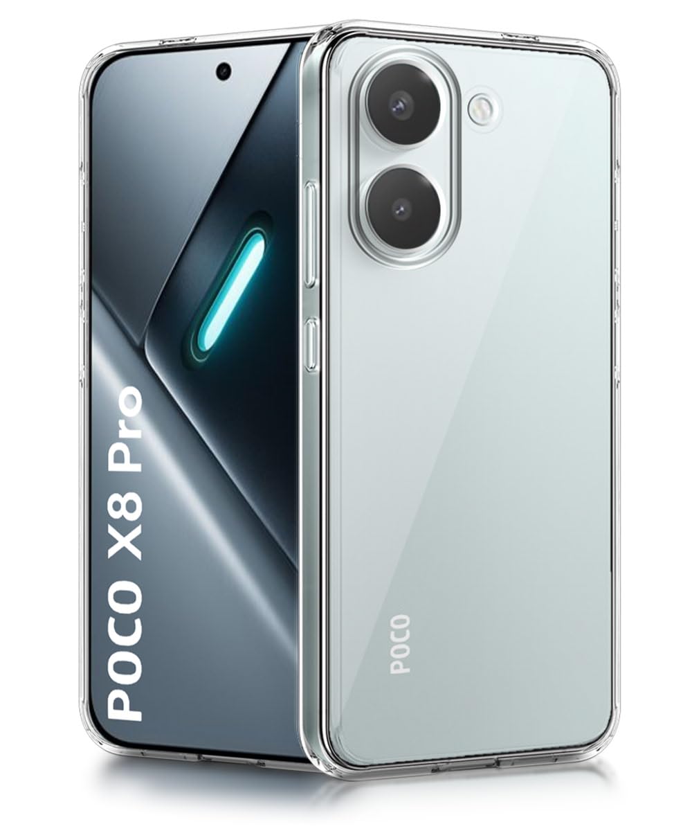 Transparent Case for Poco X8 Pro - Full Protection -1 Transparent Case for Poco X8 Pro - Full Protection -1