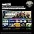 LG 43QNED80TUC QNED 4K Smart TV - Quantum Dot, AI Processor, HDR10, webOS, Dolby Atmos, ThinQ, Alexa Built-in, Magic Remote, Gaming Optimizer, 12-Month CPS Protection, UAX HDMI Cable, Streaming Bundle