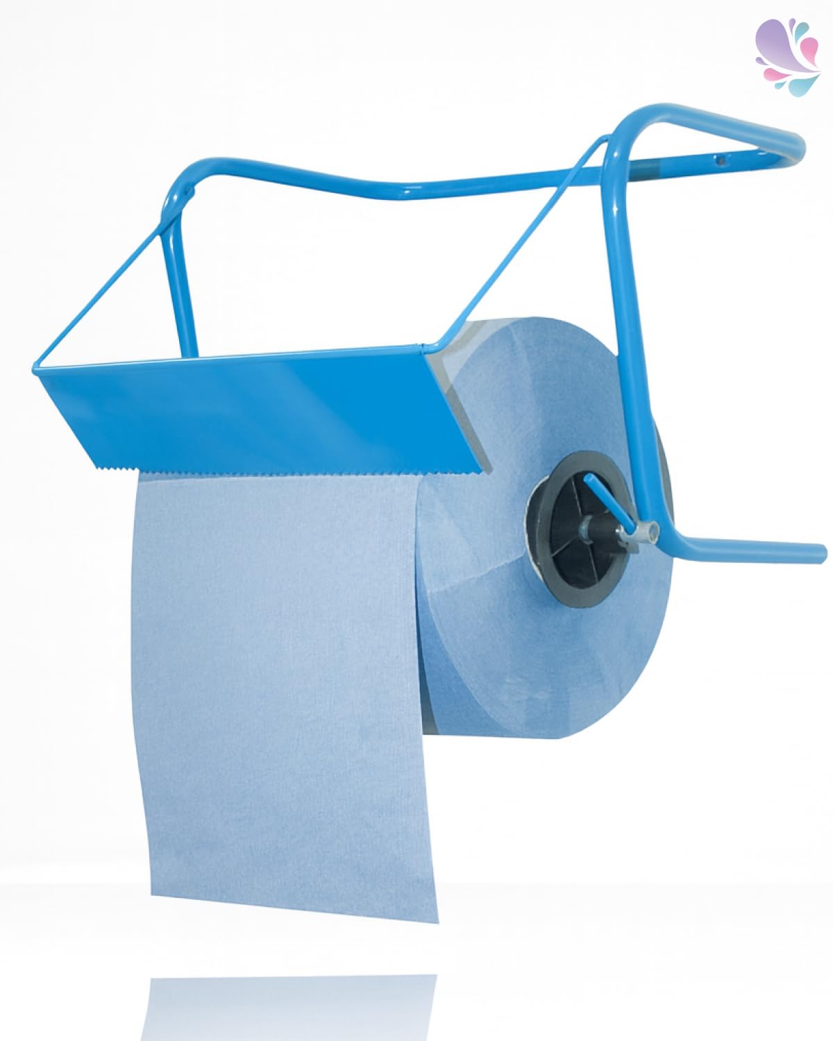 Putzrollenhalter FIX Wandhalter bis 40 cm | Integrierte Abrissleiste, stabile Wandmontage & passend f. Putzrollen bis 40 cm Breite