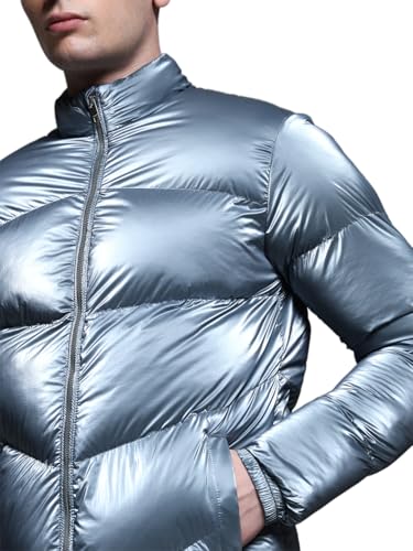 Image of JACK & JONES Men's Polyester Standard Length A-Line Coat