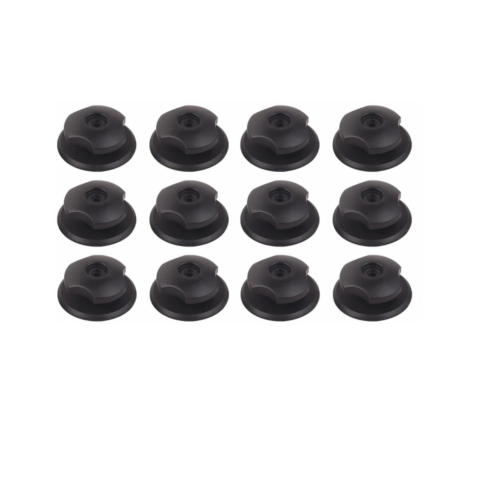KXFVYNE Car Trunk Hooks Organizer Back Rear Cargo Mounting Luggage Net Fixing Fastener Hooker with Screw Adhesive Tape Kit(12pcs)