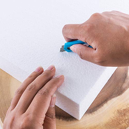 Super Z Outlet Foam Rectangle Blank Polystyrene Sheet Boards for Arts and Crafts Blank White DIY Project, Party Decorations (16 x 11 x 2 Inches) (3) - Image 2