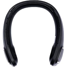 Siyah Ta nabilir Ve  arjl  Boyun Fan - Built-in 2000mah Neck Fan Siyah