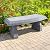 Arcadia Garden Products BE02 Fiberclay Garden, Outdoor Bench, Patio Seating for Front Porch Park Outside Furniture Decor, Gray