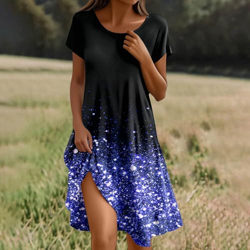 Robe décontractée fluide à fleurs du quotidien aux soirées d'été