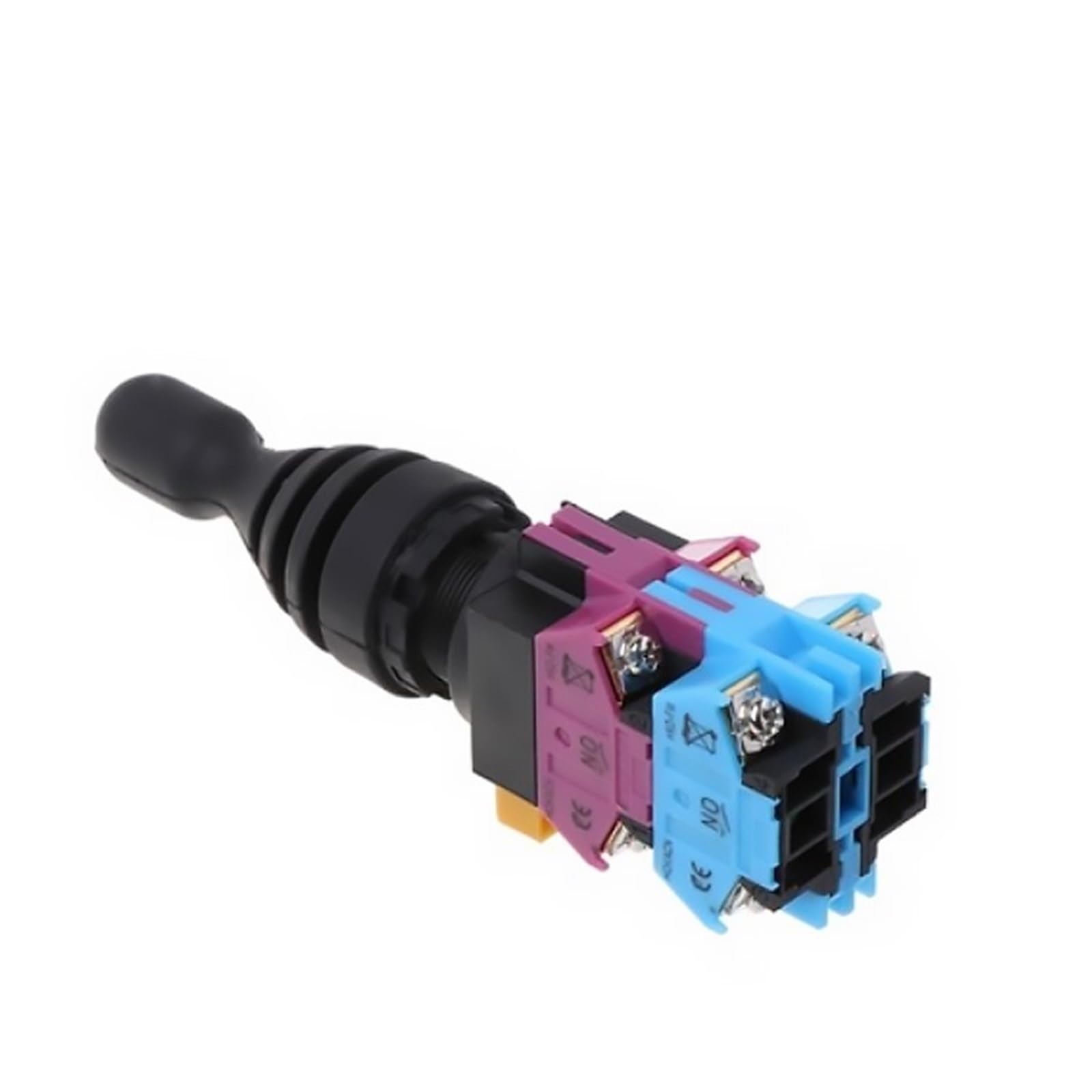 Chwilowy przełącznik kołyskowy 2/4 pozycje 2/4NO, automatyczny zamek, sprężyna przypominająca, 22 mm, jednokomorowy, przełącznik krzyżowy HKL-FW, 1 szt. (2 Way Self Lock)