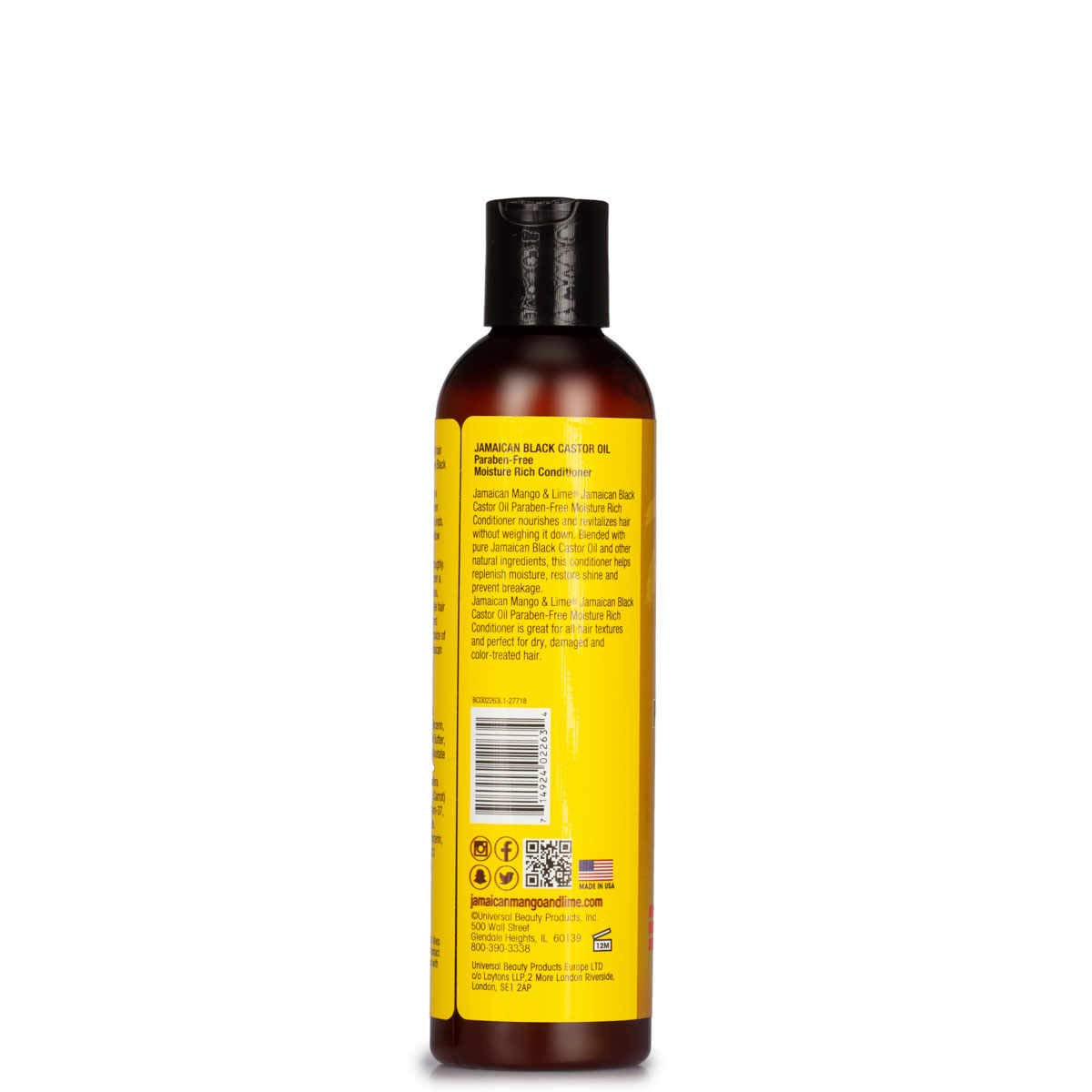 JAMAICAN MANGO & LIME JAMAICAN BLACK CASTOR OIL PARABEN FREE CONDITIONER 237ml, 237 ml (Pack of 1) - Image 3