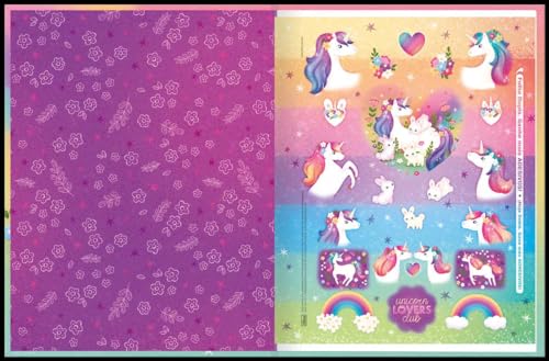 Kit de Caderno para Caligrafia, Capa Dura, Brochura 1/4, Blink, 40 Folhas, Tilibra, Pacote com 5 Uni