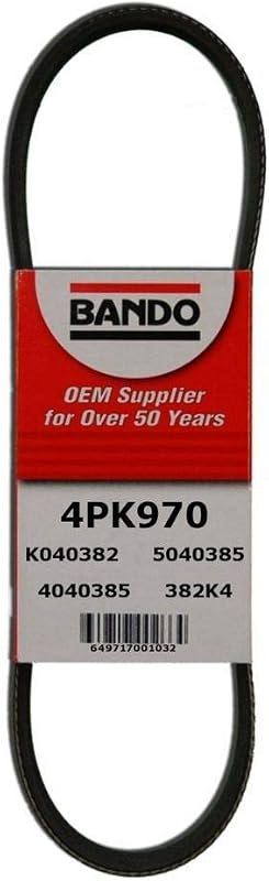Correia Serpentina Bando USA 4PK970 com 4 Nervuras e 970 mm – 1 unidade