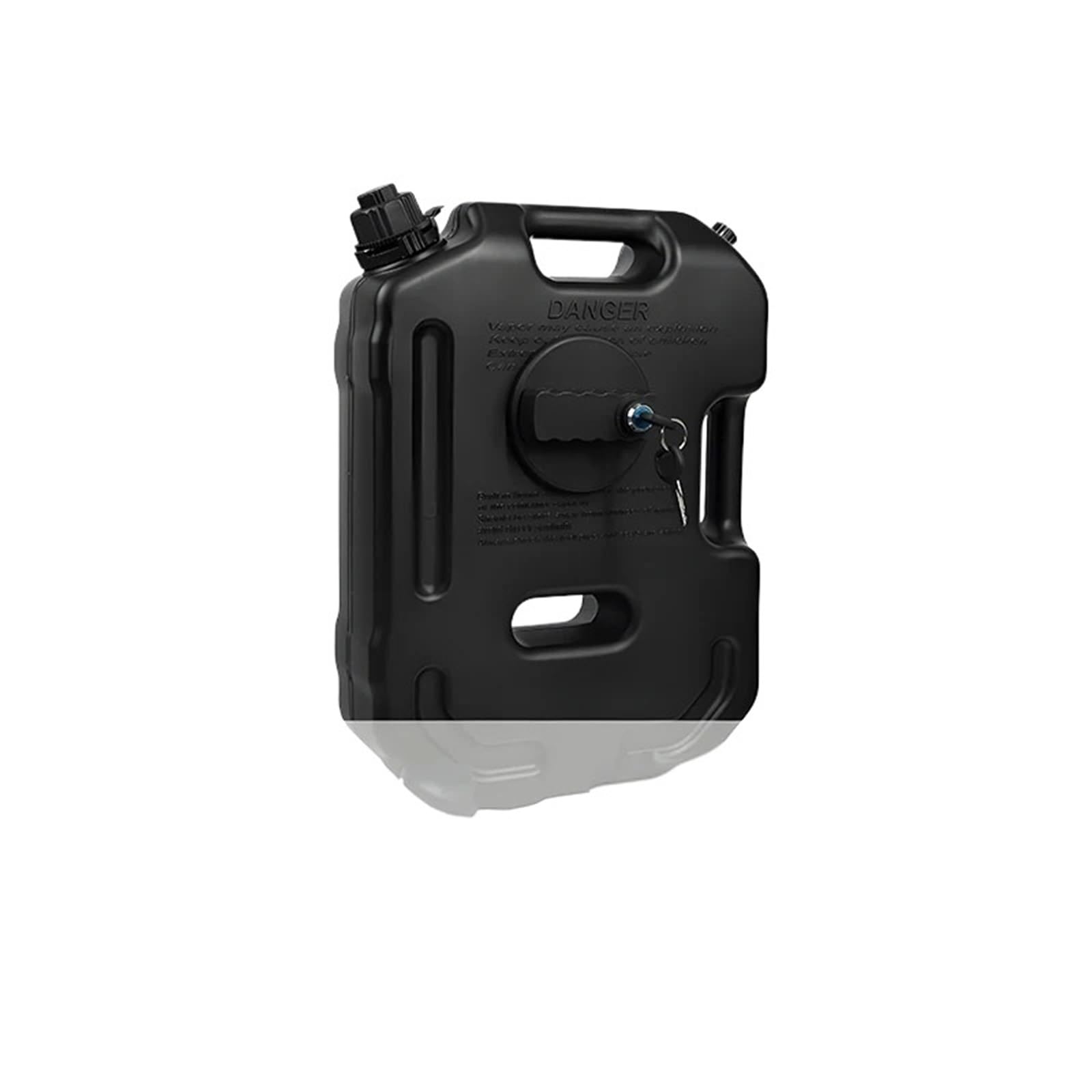 Bidón de combustible Tanque de gasolina portátil de gran capacidad de 10L, adecuado para tanques de combustible de respaldo para automóviles y motocicletas Bidón de Gasolina(10LBlack And Lock)