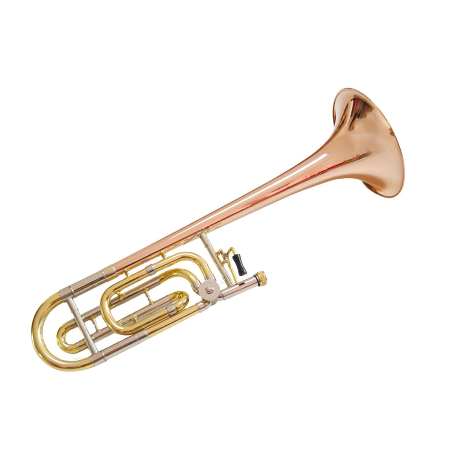 Instrument Puzon Tenorowy Z Brązu Fosforowego Transponowany Z Tonacji B Dur Do F Puzon