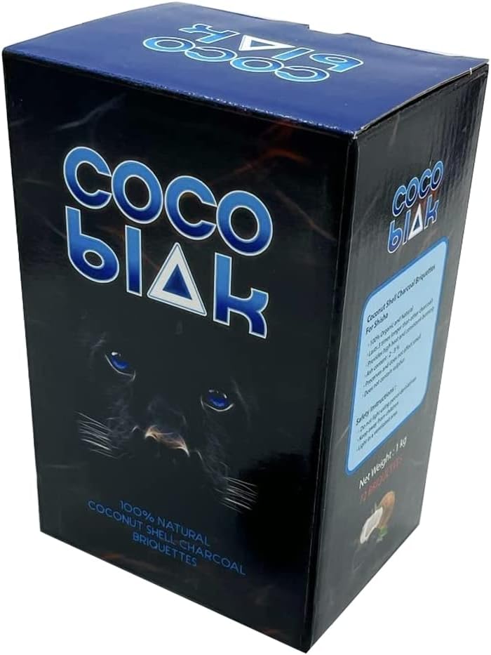 Coconut Charcoal Hookah Briquettes, Hookah coals, Charcoal