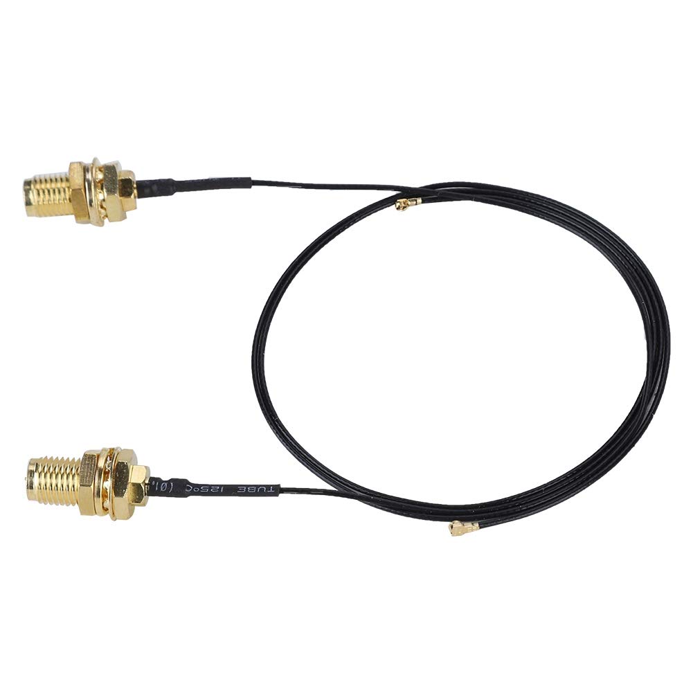 2Pcs WiFi Antenna Extension Cable for NGFFM. 2 Wireless Card, RP-SMA Male Connector Wire Line Cord 31cm, Suitable for 802.11ab/gn/ac, for 8265/5B222, Applicable Scene: Enhancing Receiving Signal
