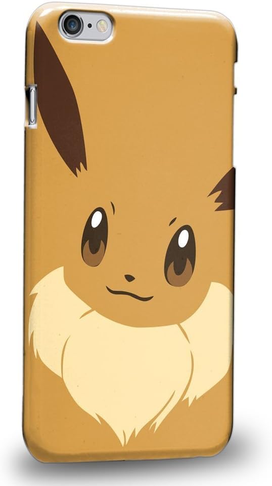 Huizhong Pokemon Eevee Protective Snap-on Hard Back Case Cover for Apple Iphone 6 Plus 5.5"