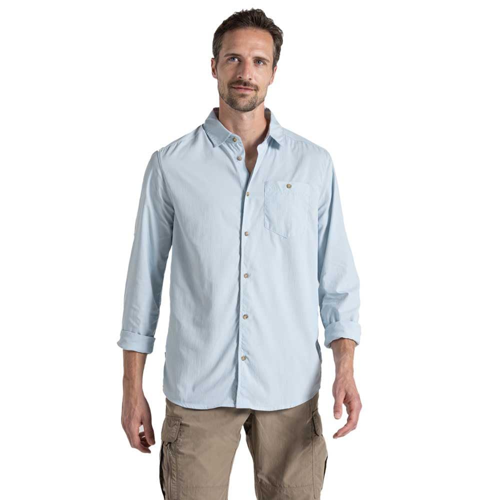 Craghoppers NosiLife Nuoro LS Shirt II Outdoor Hemd Herren Niagra Blue L
