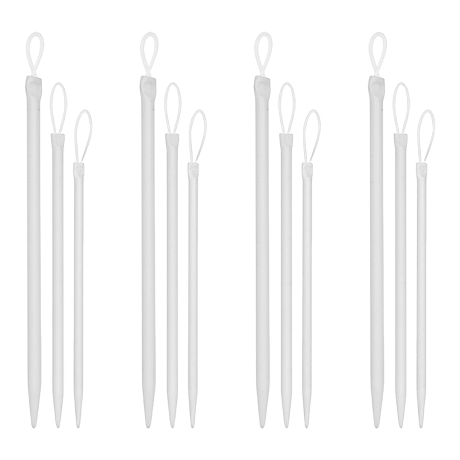 RNSKFG 12-Piece Threading Device, Nylon Sewing Needle, Wool Threading Device, Wool Knitting Needle, Sewing Needle, Knitting Tool.