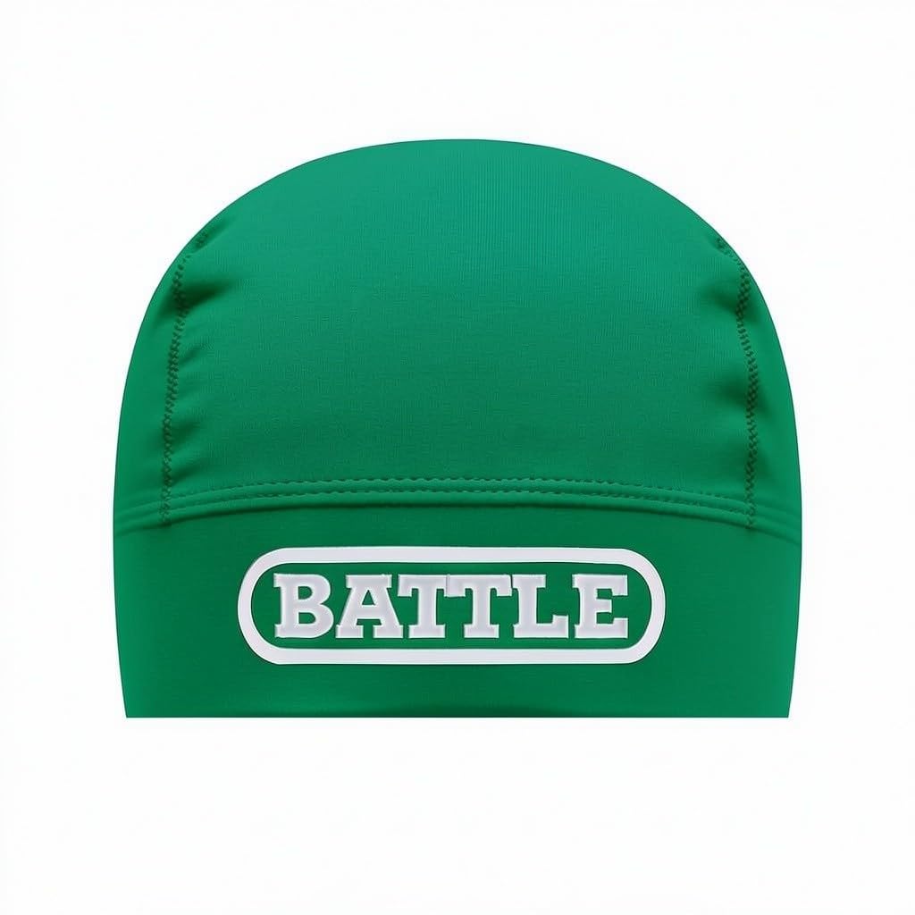 Battle Sports Pro Athletic Skull Cap, Kelly Green