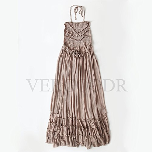 VERGOODR Women's Cotton Sexy Sleeveless Boho Beach Backless Long Bohemian Dress4