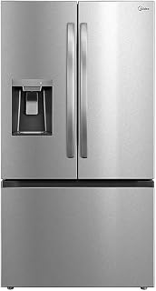 Midea MRF29D6AST 29.3 Cu. Ft. French Door Smart Refrigerator with Dual Ice Maker Stainless Steel