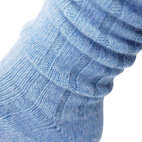 Cashmeren Unisex Soft Sleep Socks 100% Pure Cashmere Ribbed Knit Winter Accessories2